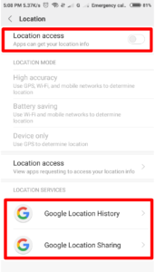 How other know's your location history from your phone